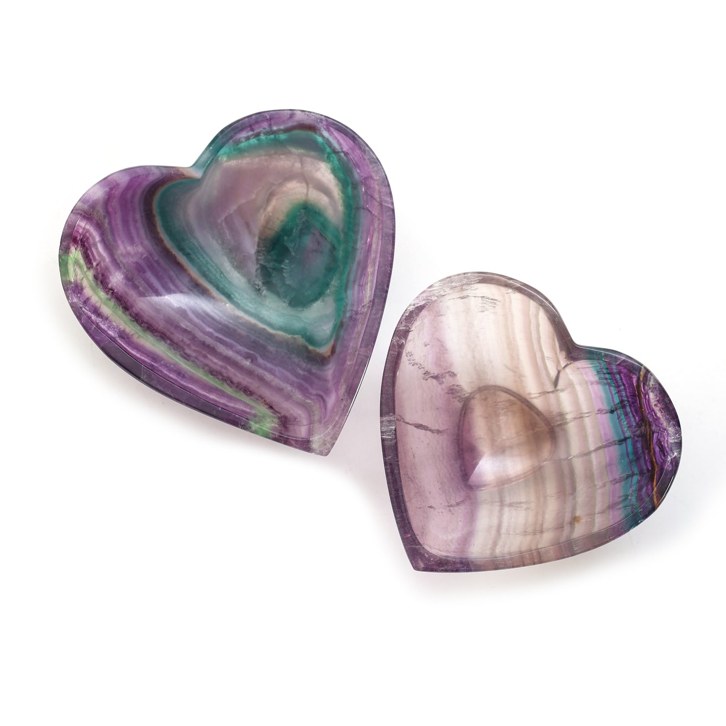 5'' Hand-Carved Multi Fluorite Bowl