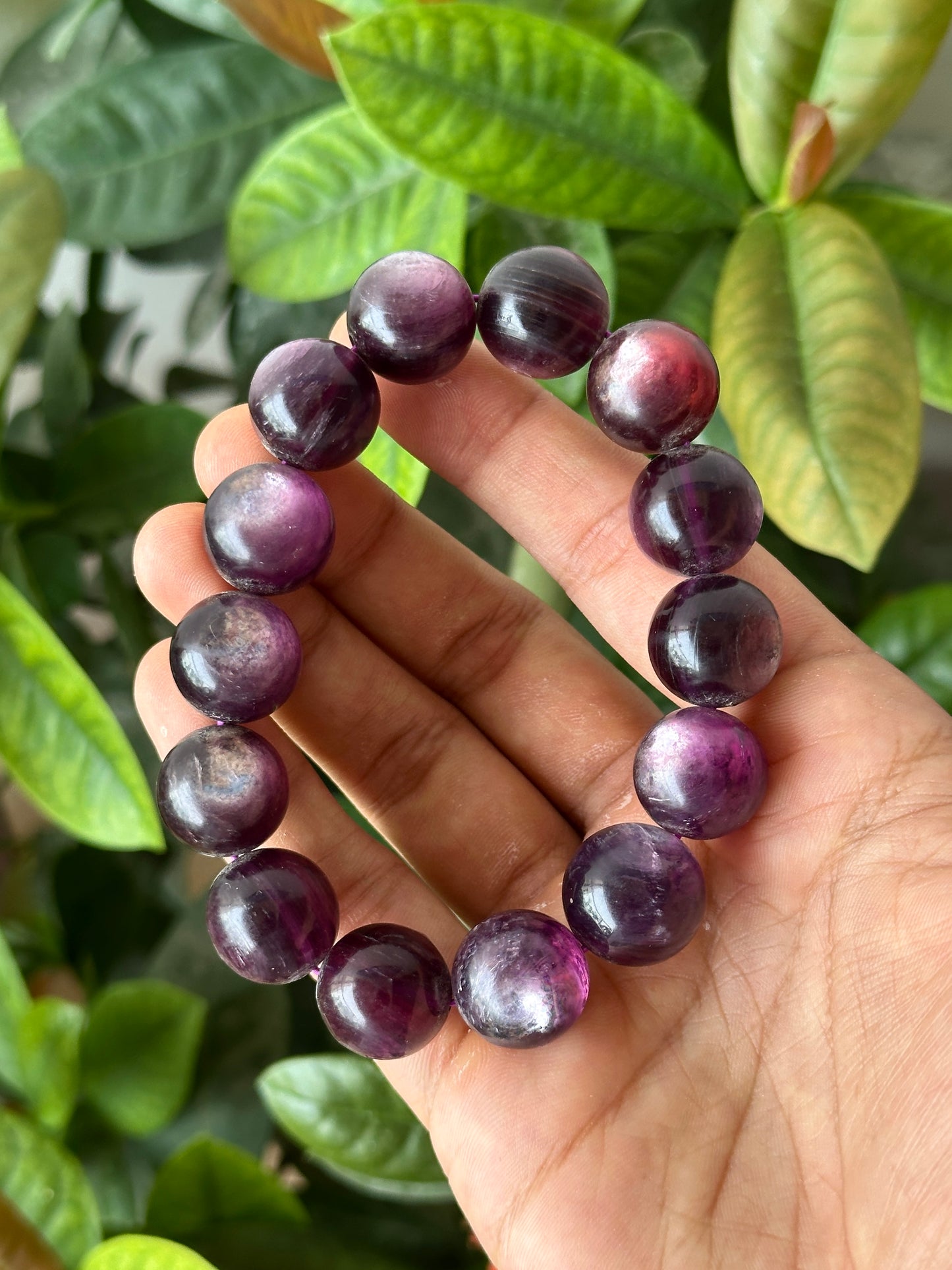 Lepidolite Beaded Bracelet