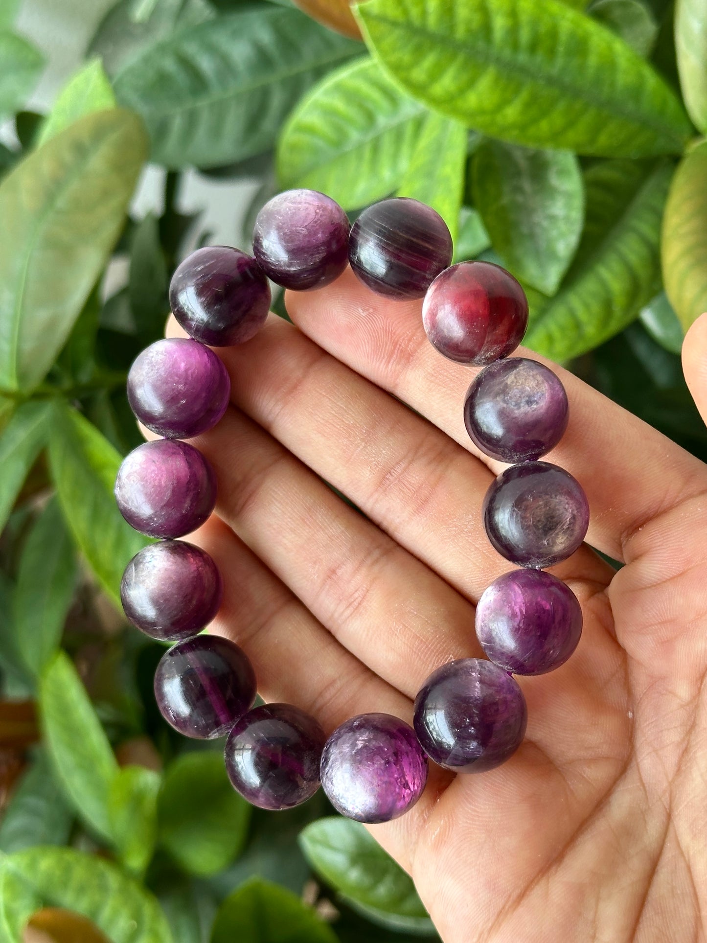 Lepidolite Beaded Bracelet