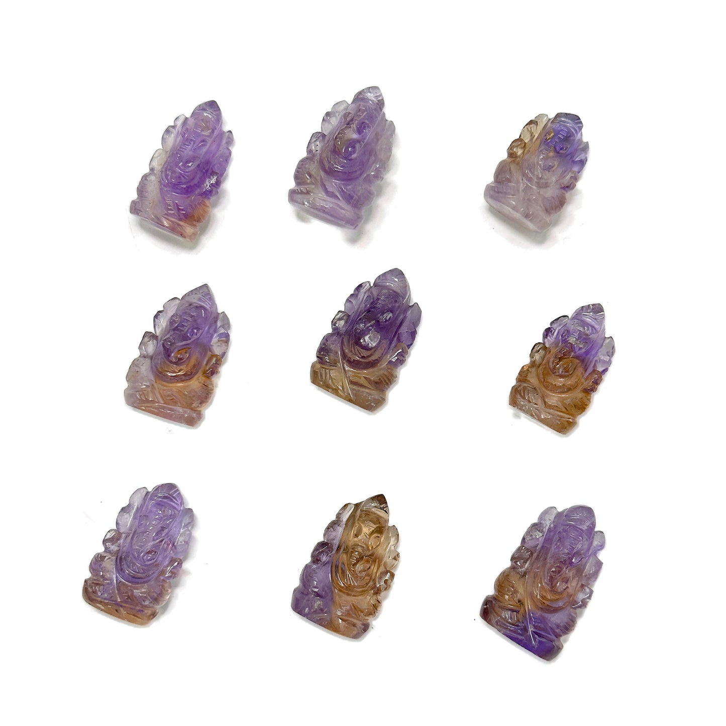 Ametrine Ganesha - 1 inch