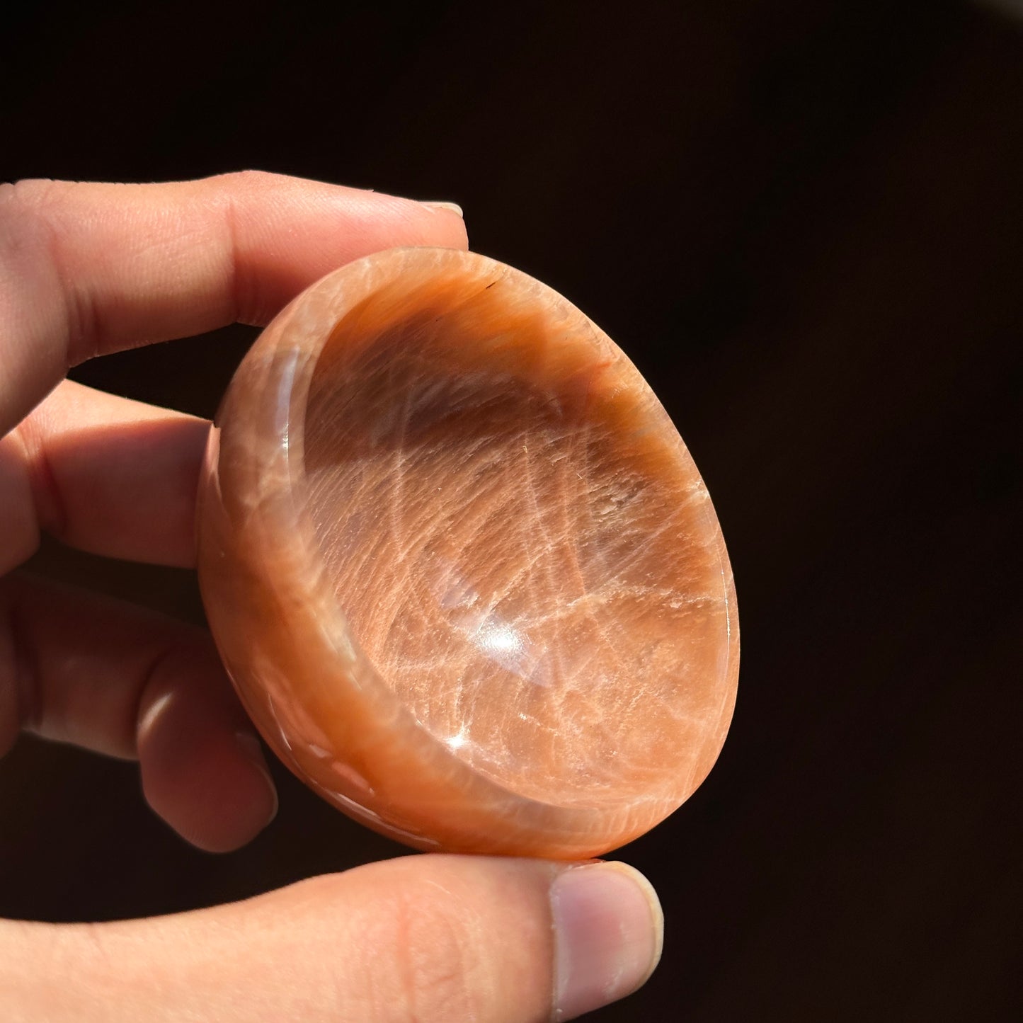 Peach Moonstone Bowl