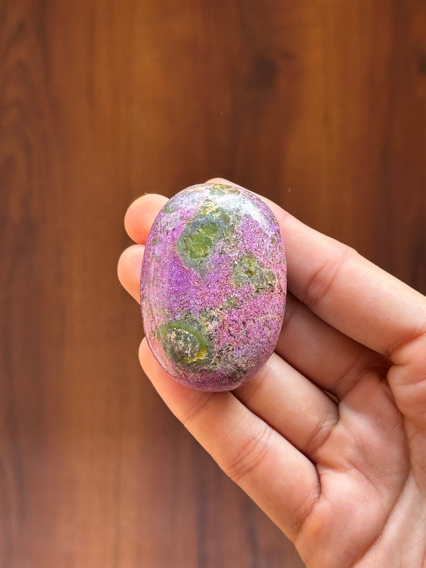 Stichtite (Atlantisite) Palmstone