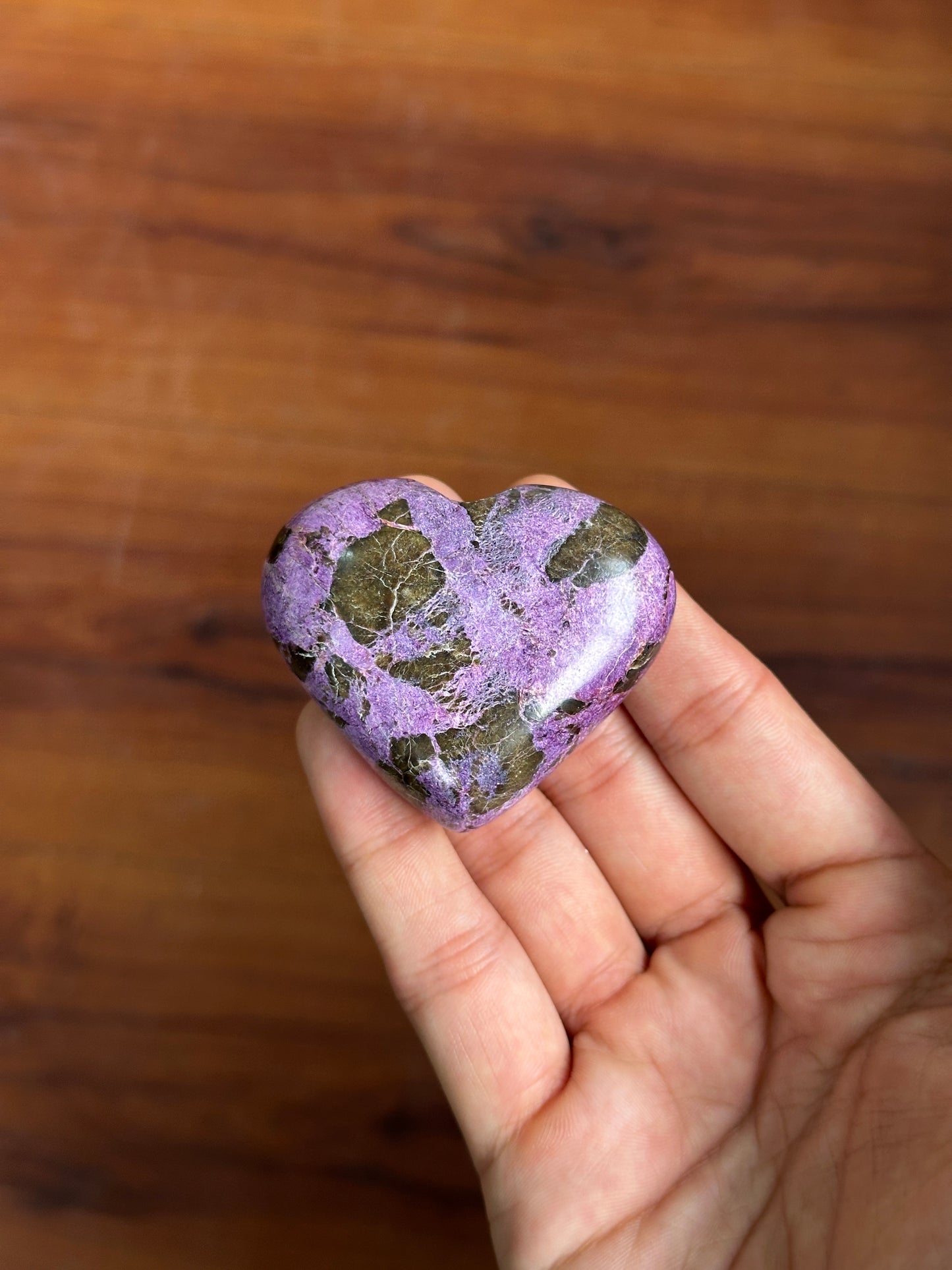 Stichtite (Atlantisite) Hearts