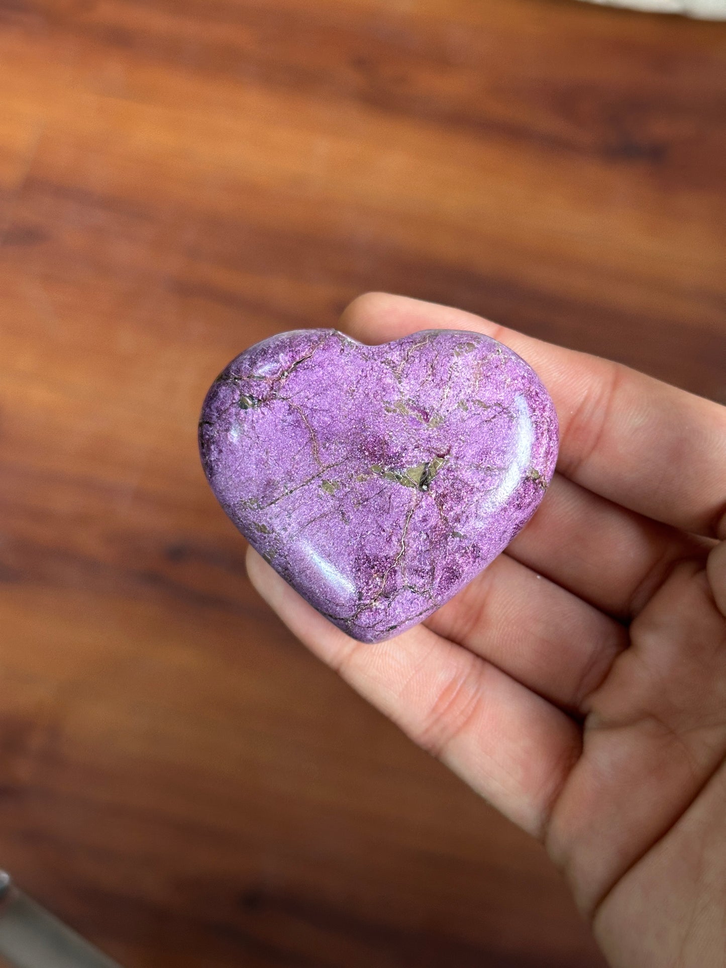 Stichtite (Atlantisite) Hearts