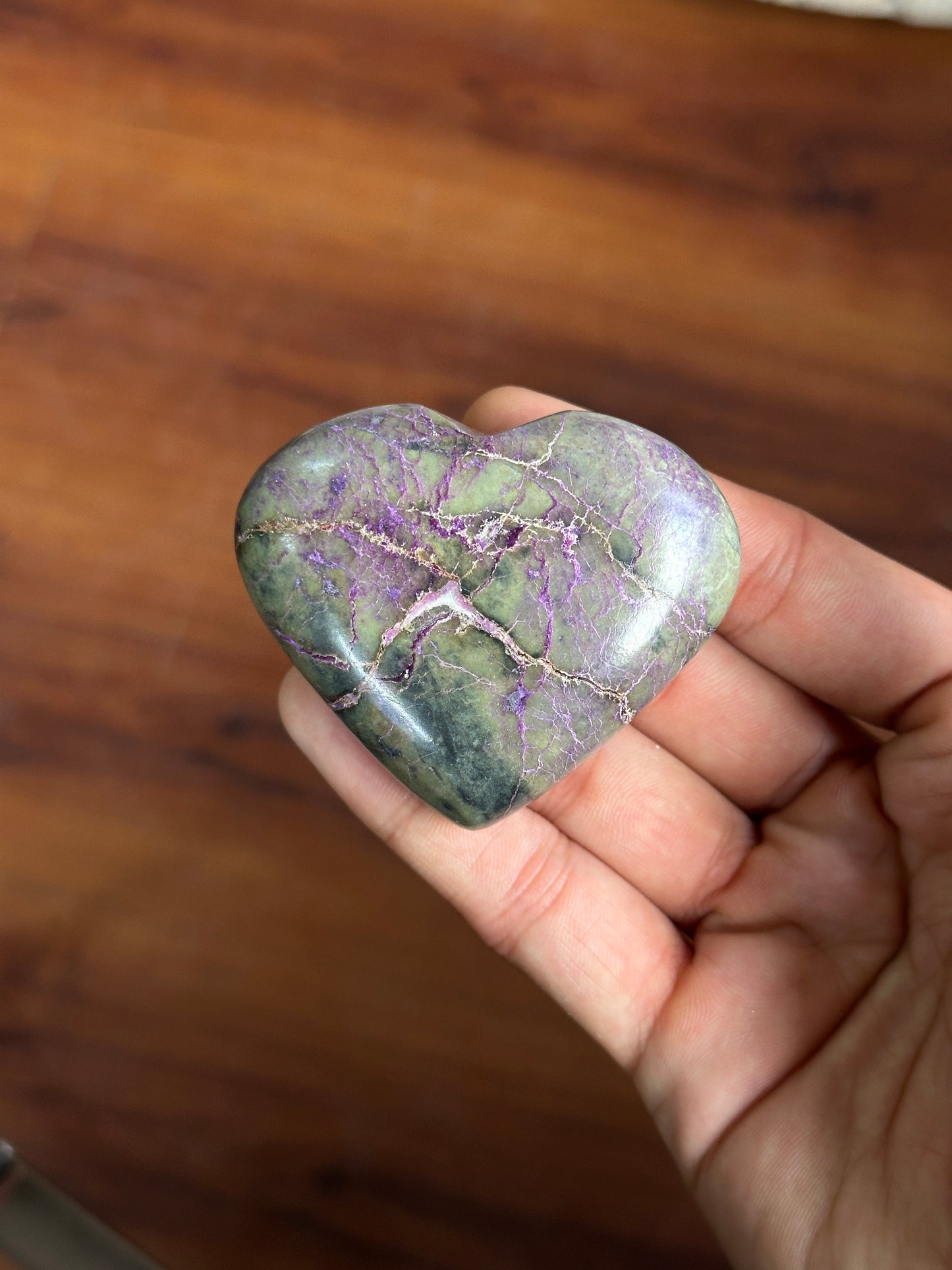 Stichtite (Atlantisite) Hearts