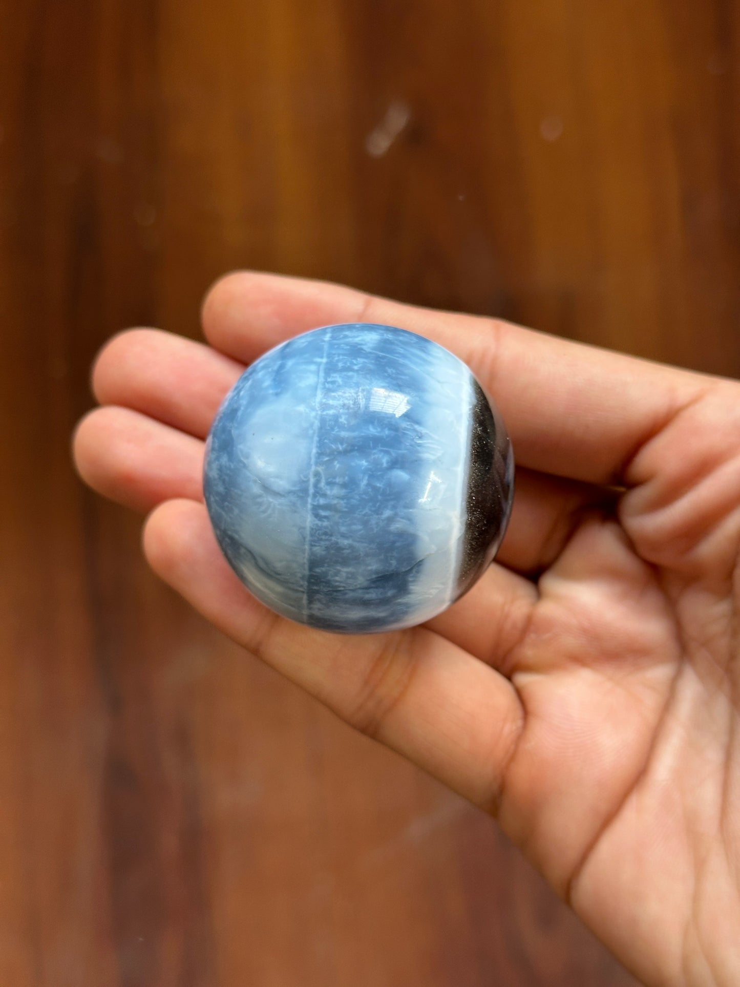 Blue Opal Sphere