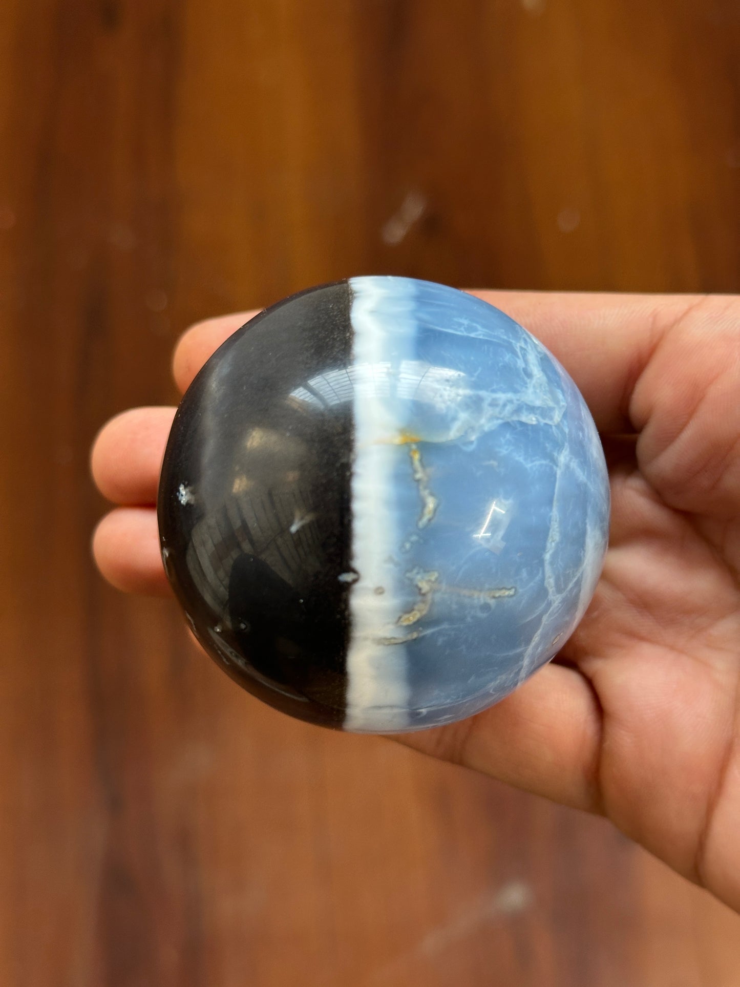 Blue Opal Sphere