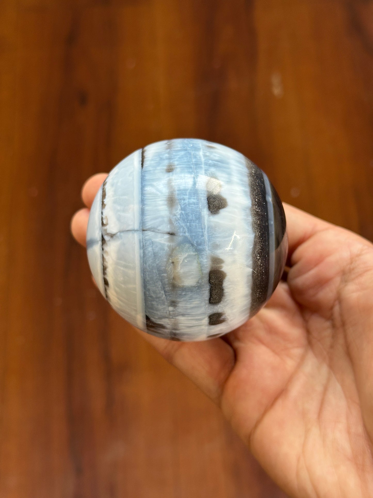 Blue Opal Sphere