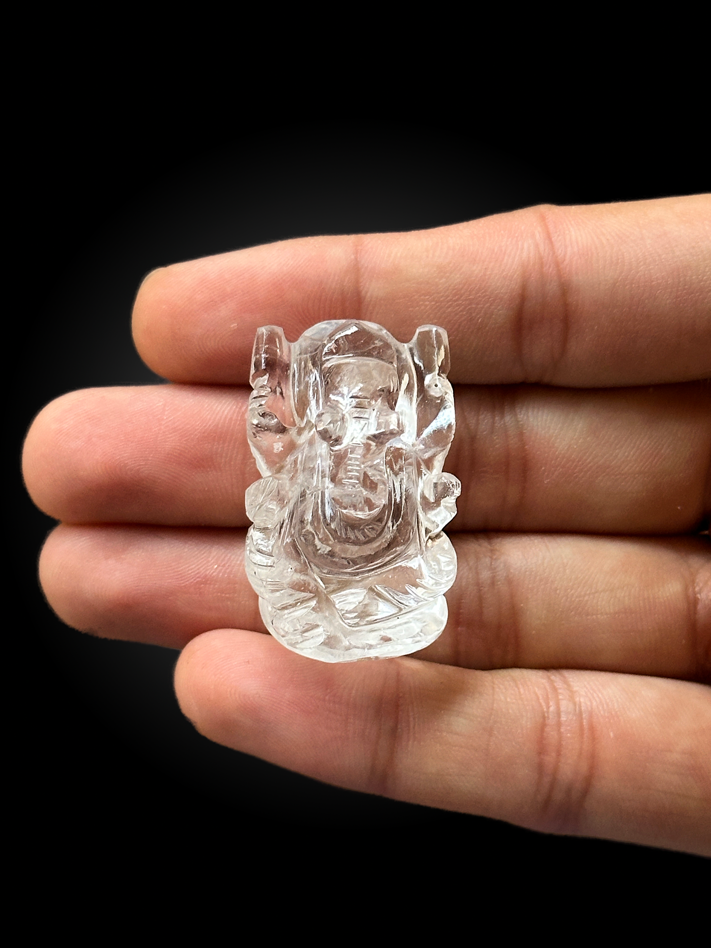 Clear Quartz Ganesha