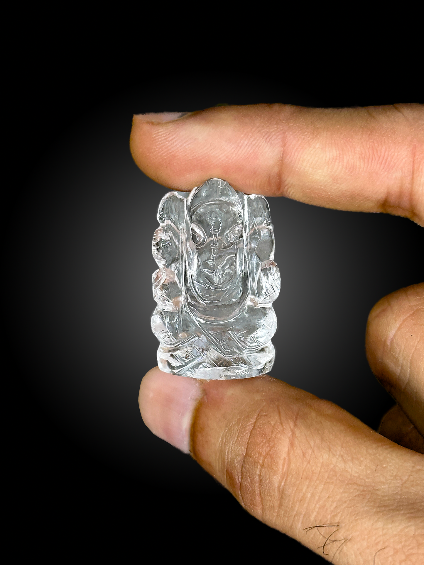 Clear Quartz Ganesha