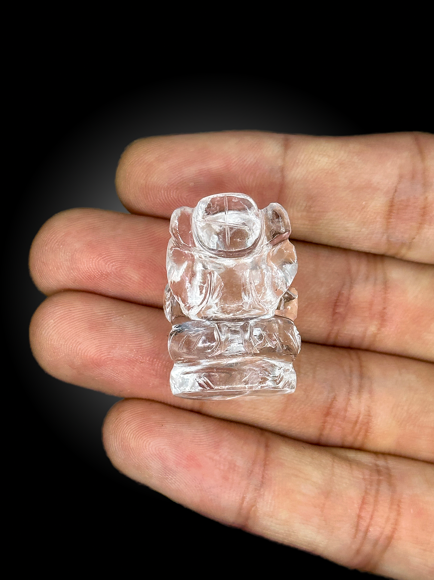 Clear Quartz Ganesha