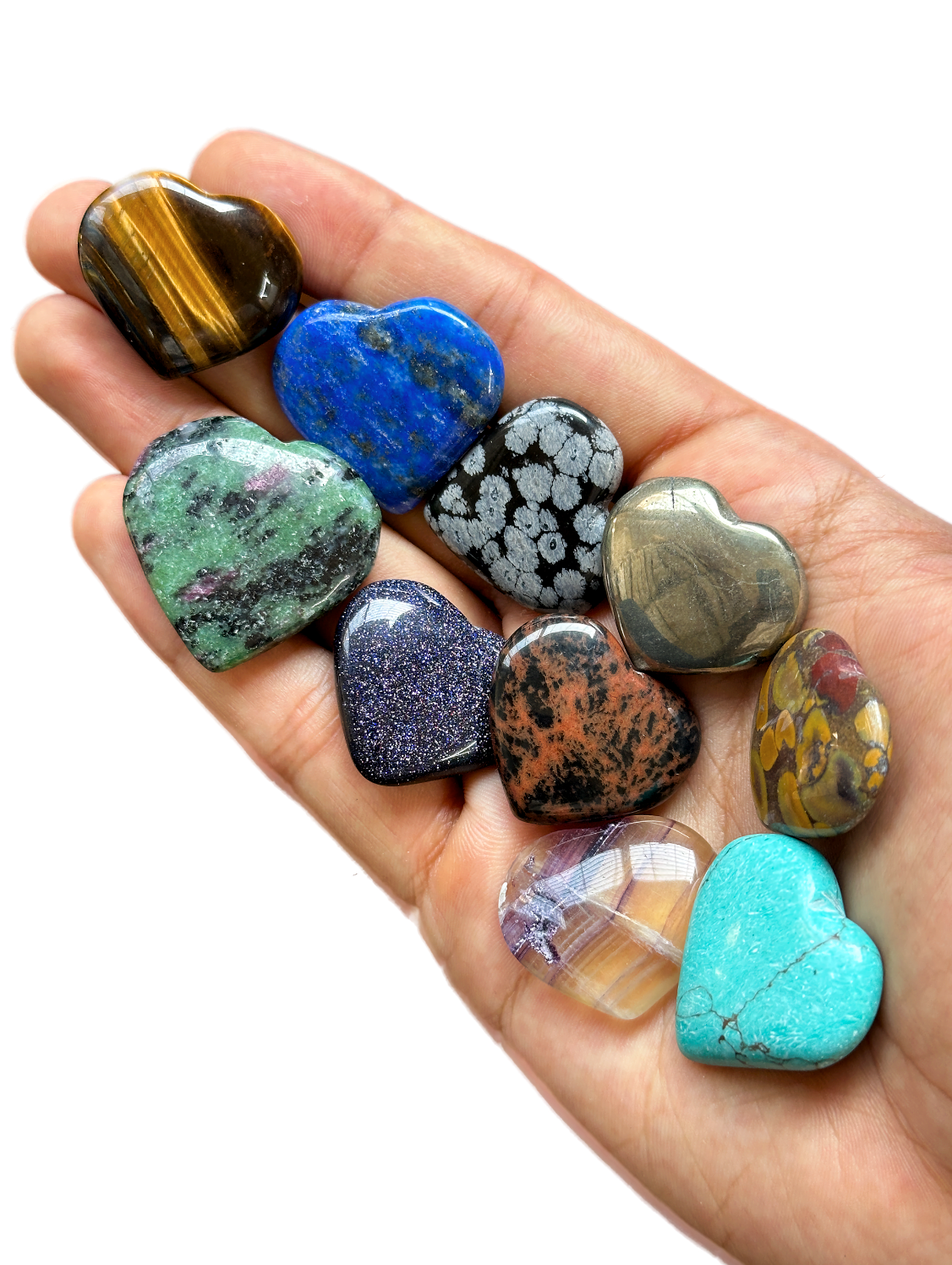 Mini Gemstone Hearts
