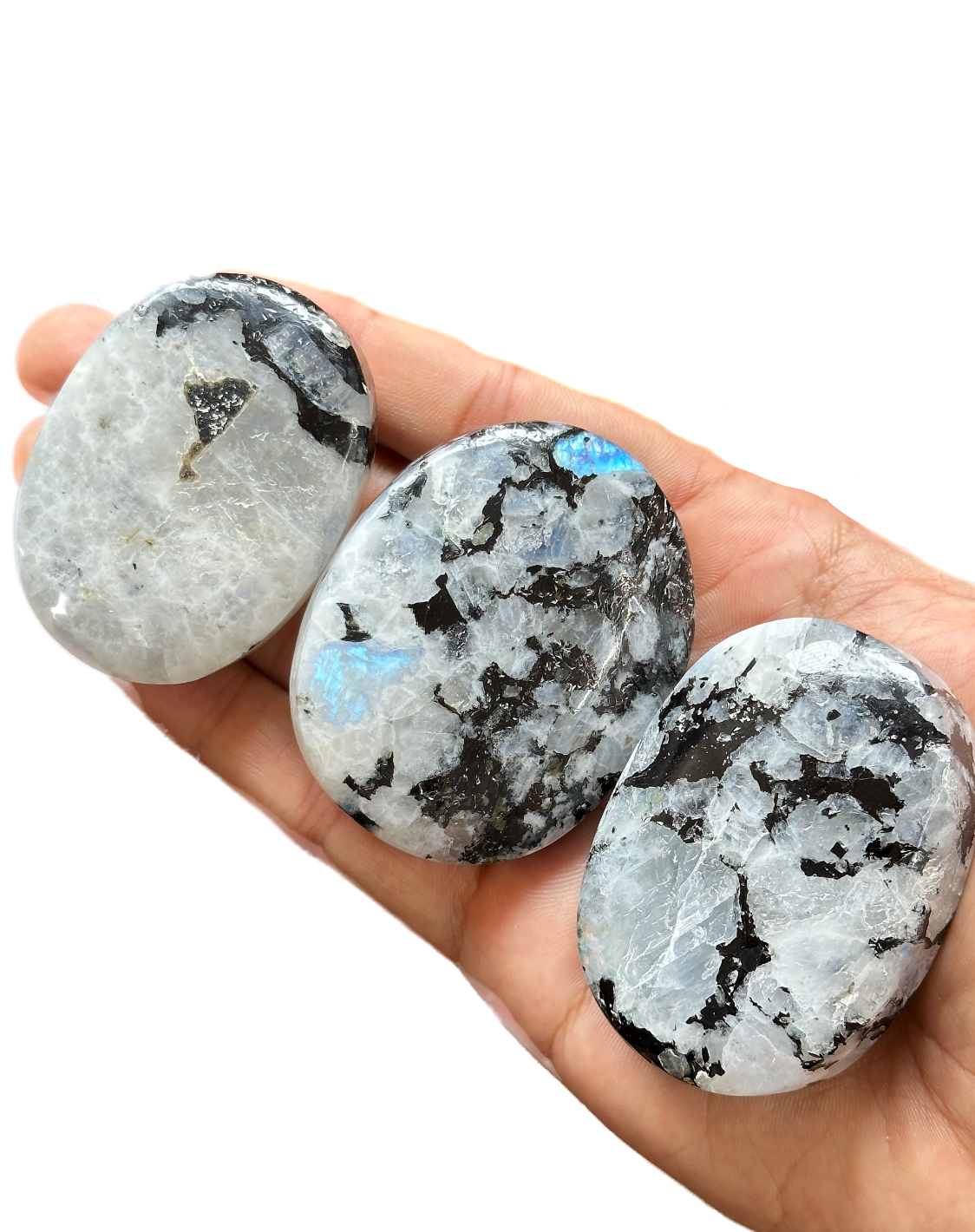 Rainbow Moonstone Palmstone