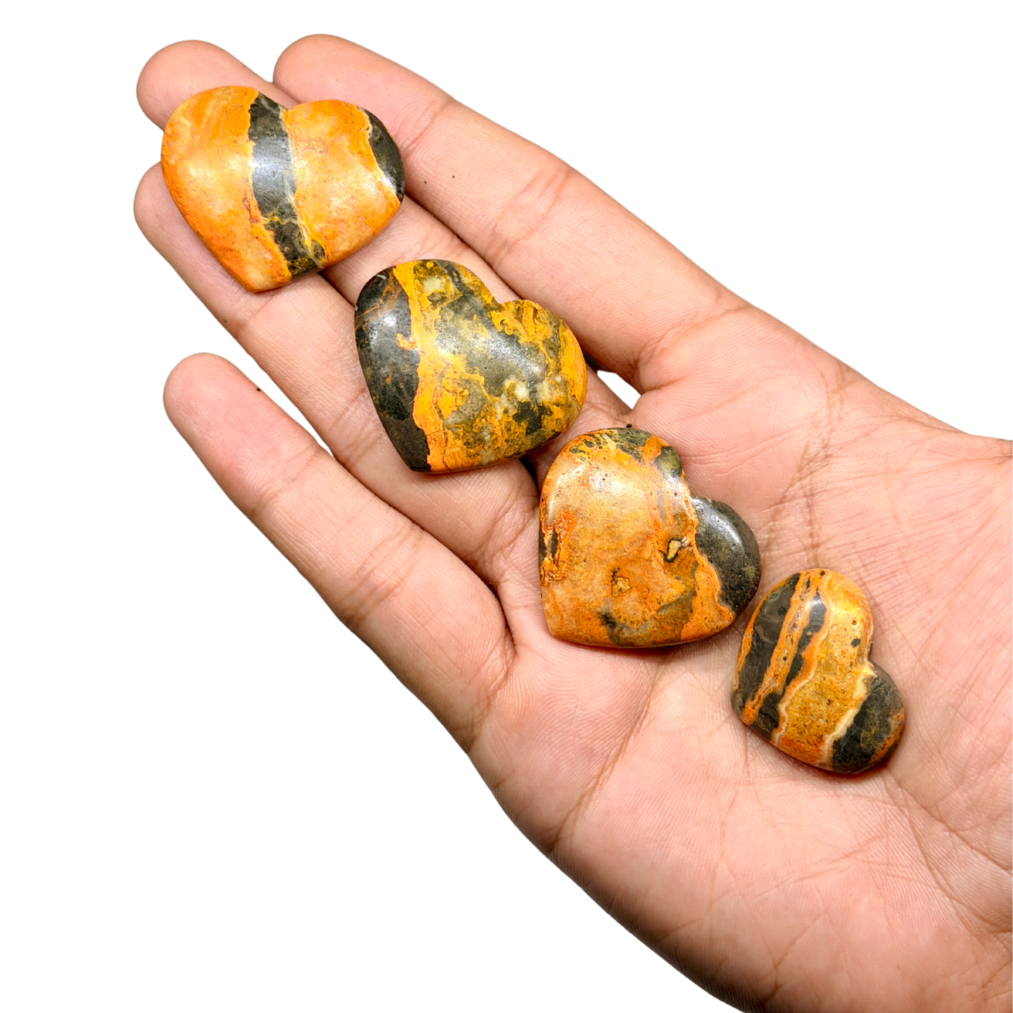 Bumblebee Jasper Mini Heart