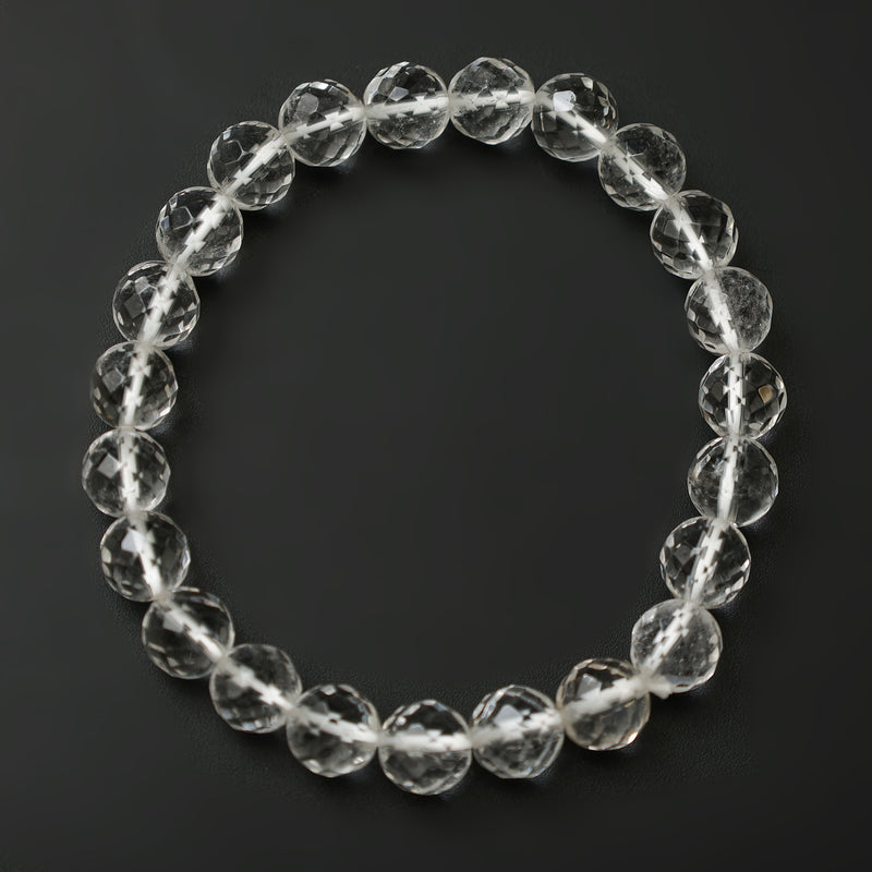Faceted Quartz Bracelet - Atyahara Rocks and Minerals
