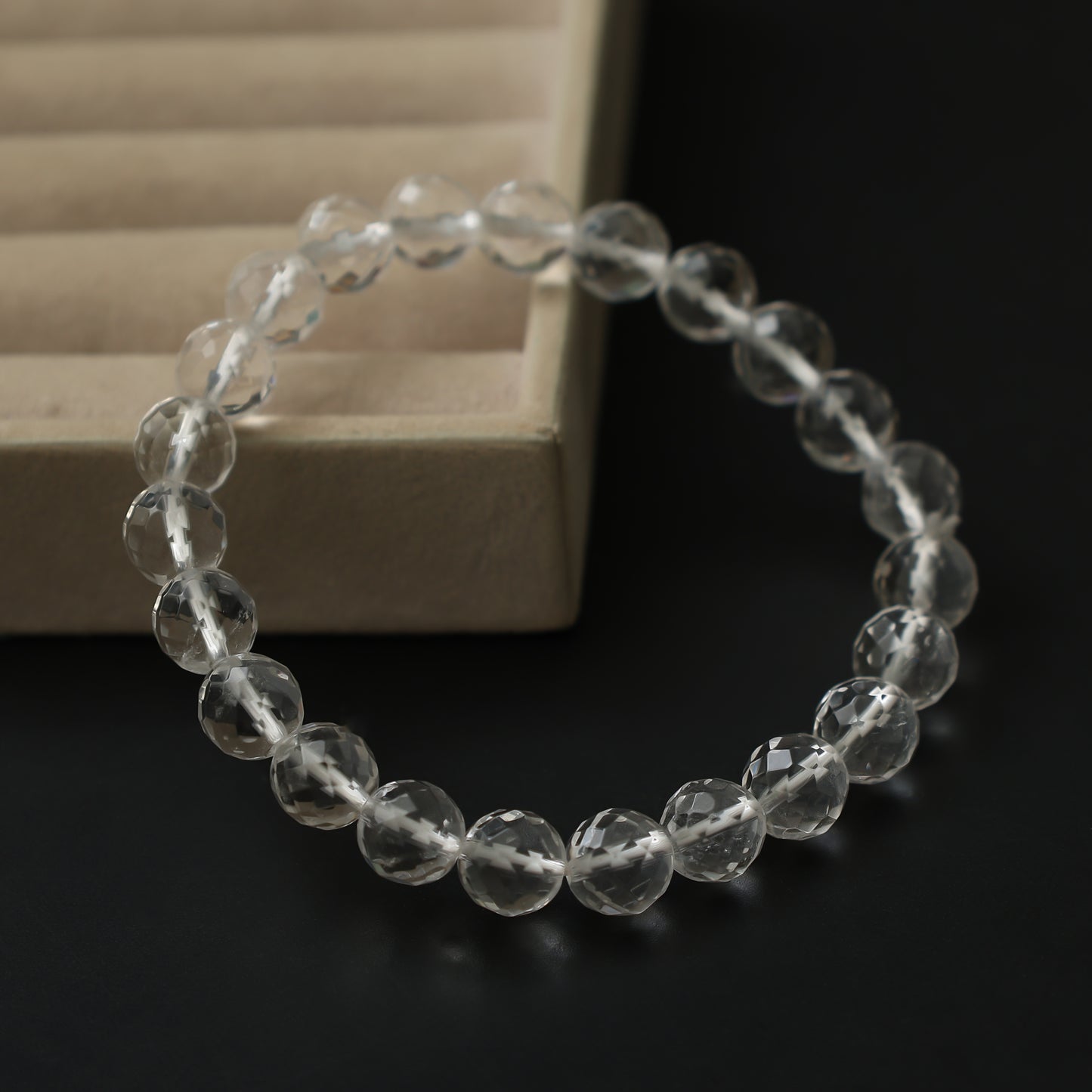 Faceted Quartz Bracelet