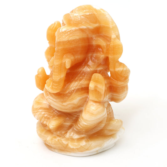 Orange Calcite Ganesha - 585g