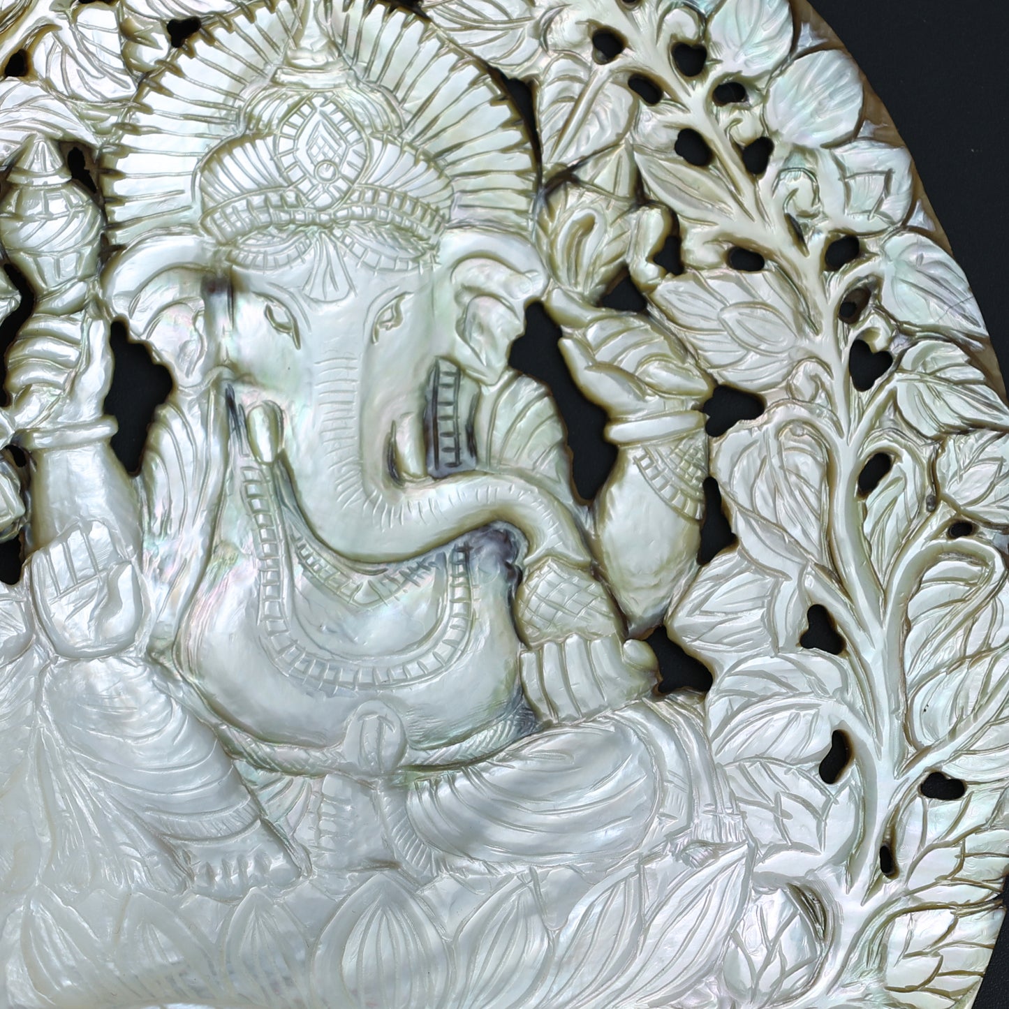 Mother of Pearl Ganesha Carving