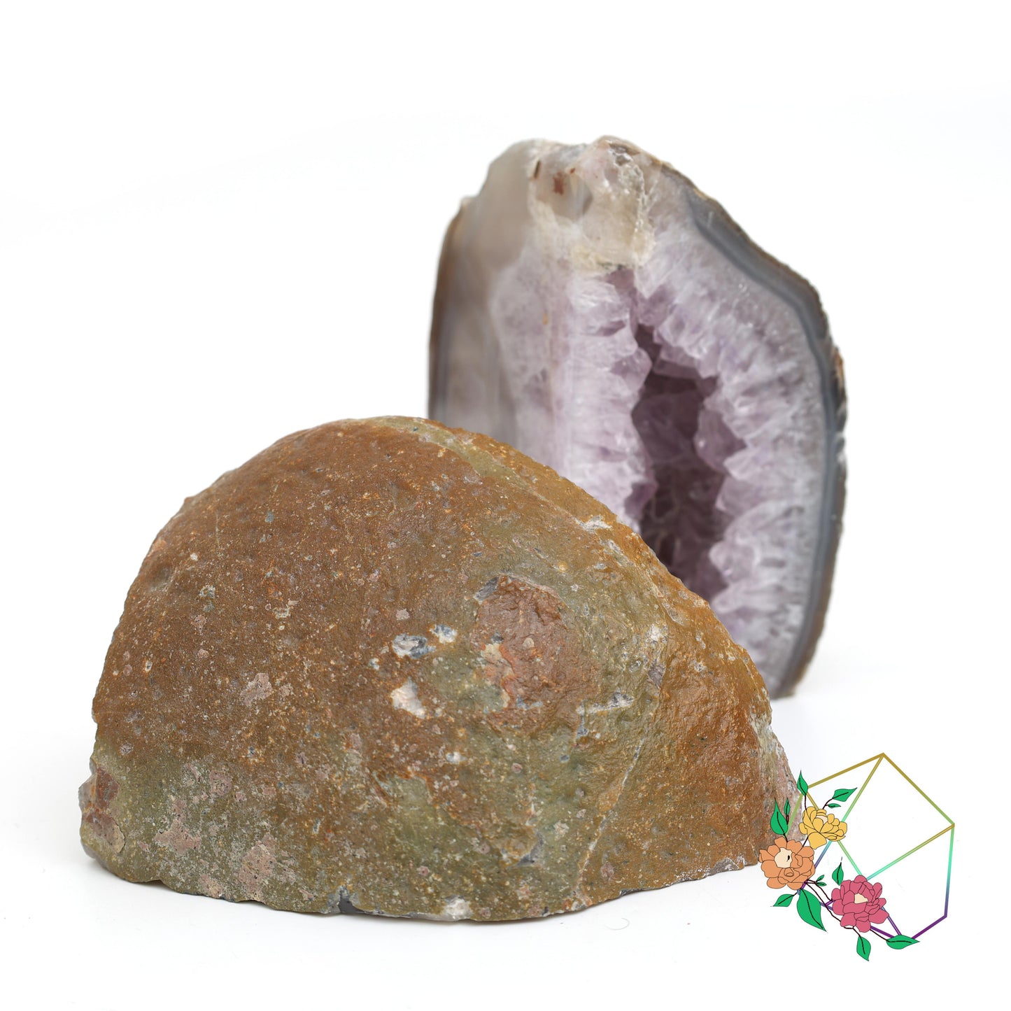 Amethyst Geode Bookend - Atyahara Rocks and Minerals