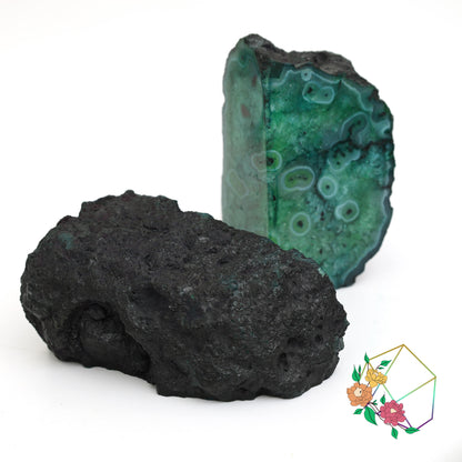 Verdant Gemstone Agate Bookends - Atyahara Rocks and Minerals