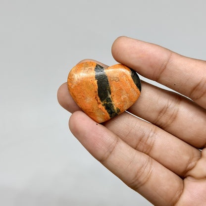 Bumblebee Jasper Mini Heart
