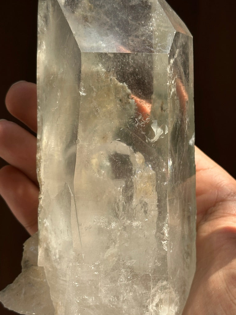 Himalayan Chlorite Quartz with Golden Rutile