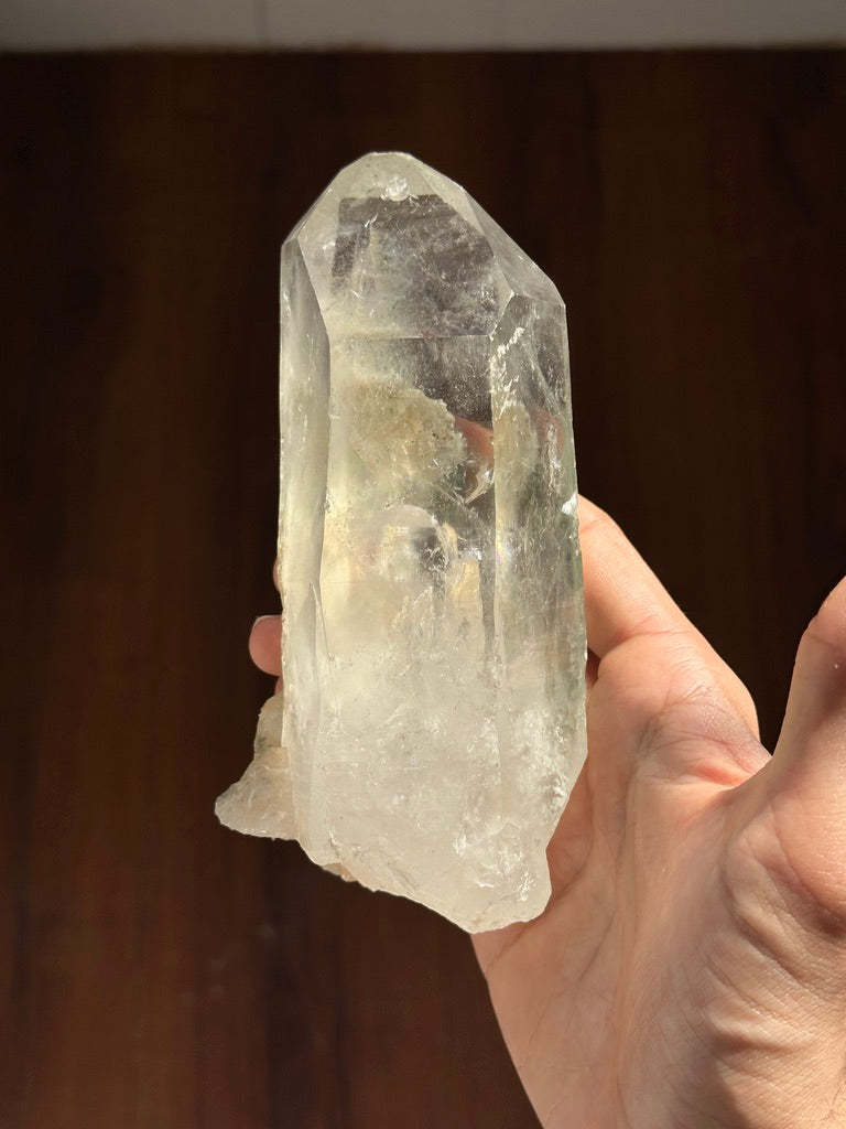 Himalayan Chlorite Quartz with Golden Rutile