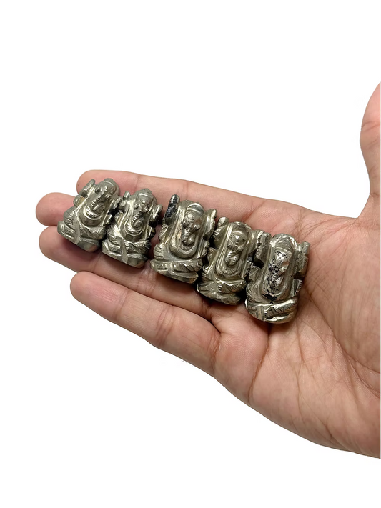 Pyrite Ganesha - 1"