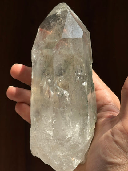 Himalayan Chlorite Quartz with Golden Rutile