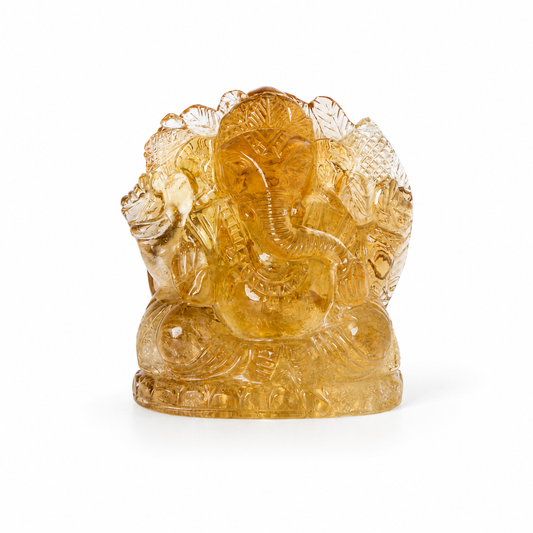 Citrine Ganesha - 885 cts - Atyahara Rocks and Minerals