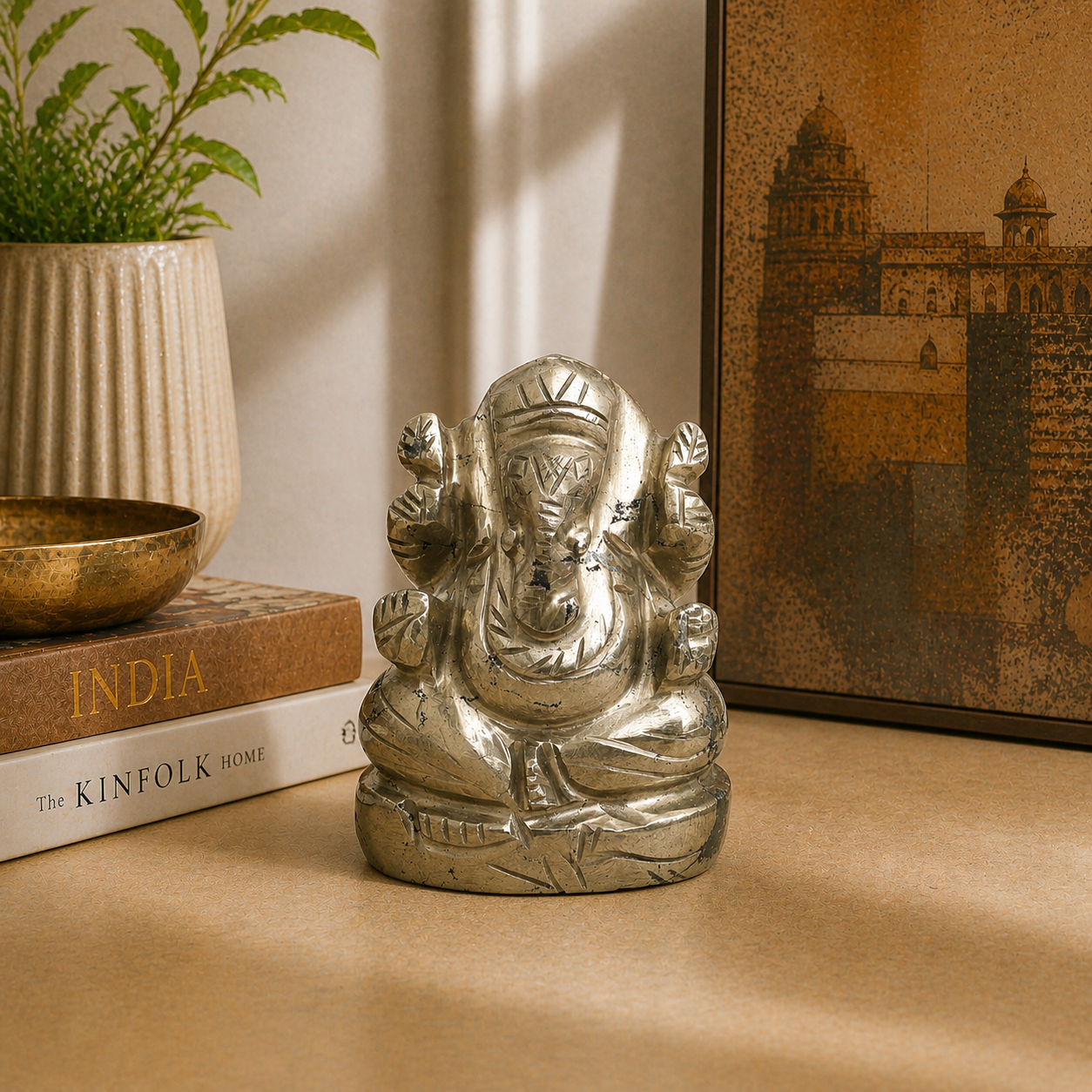 Pyrite Ganesha - Atyahara Rocks and Minerals