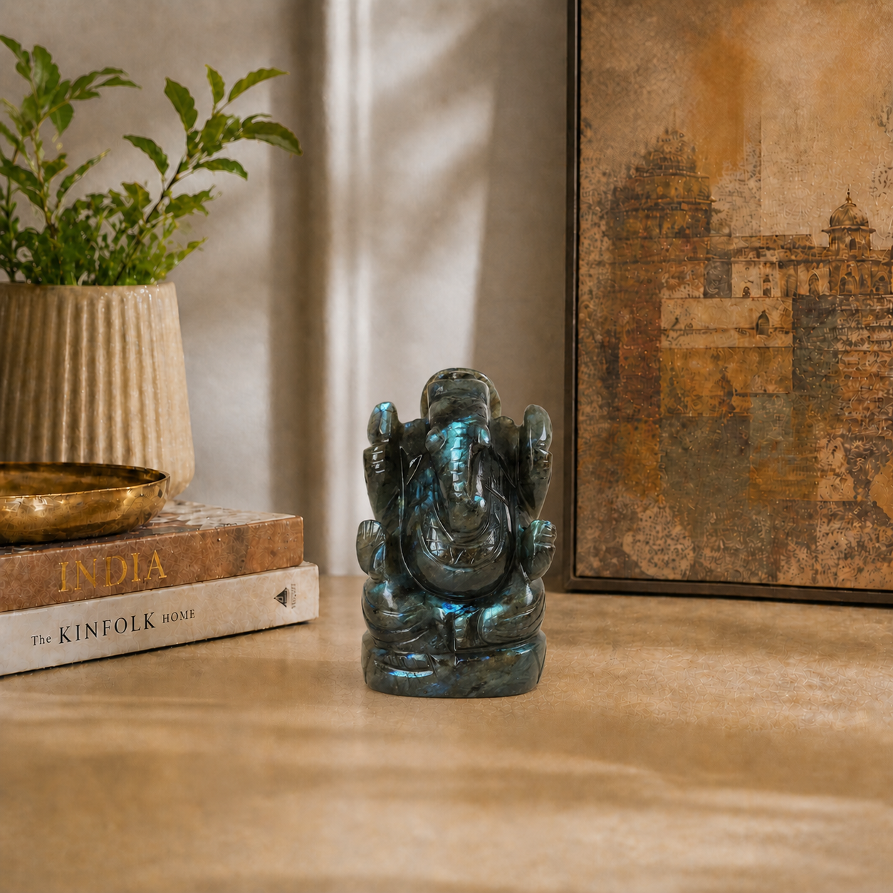 Labradorite Ganesha - Atyahara Rocks and Minerals