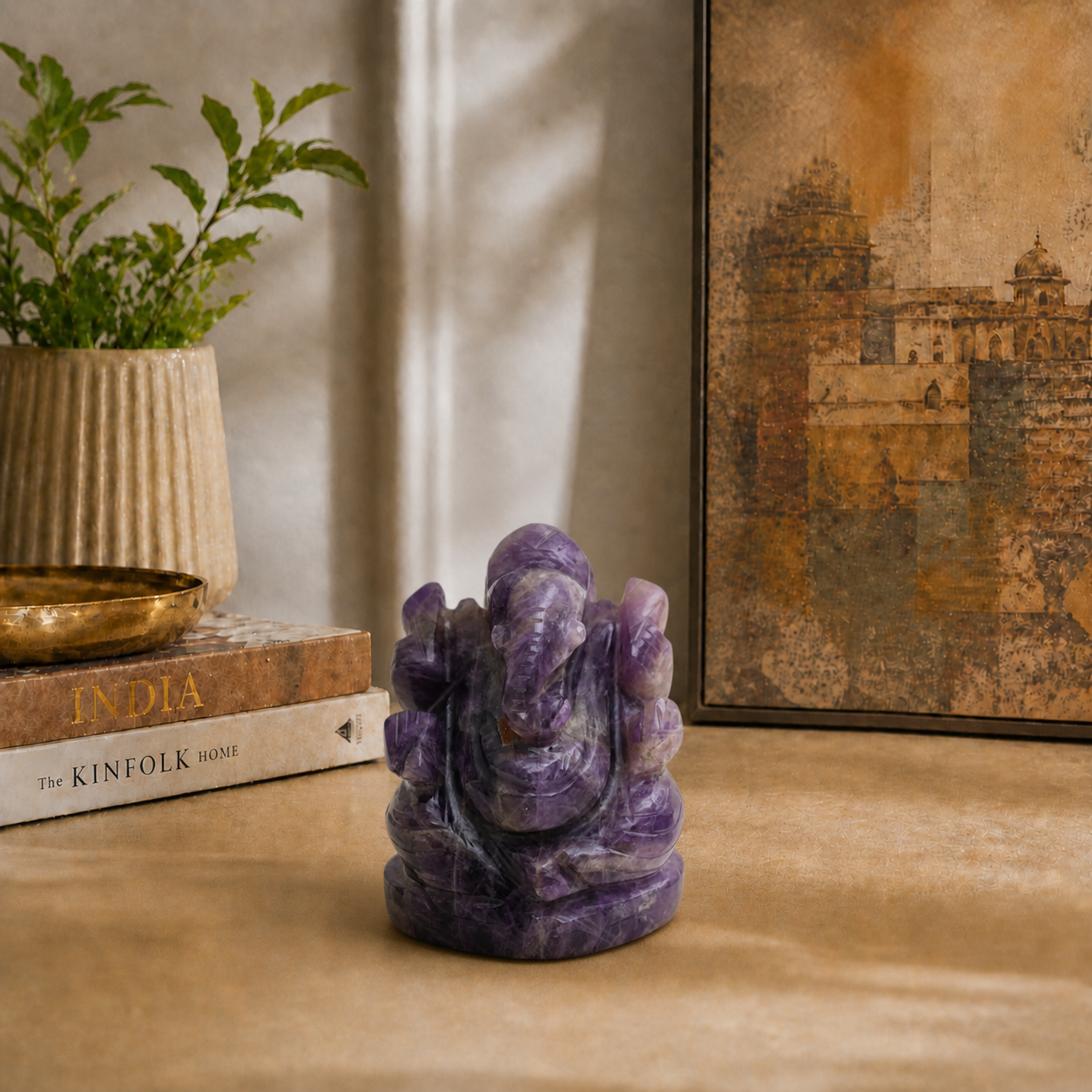 Amethyst Ganesha - Atyahara Rocks and Minerals