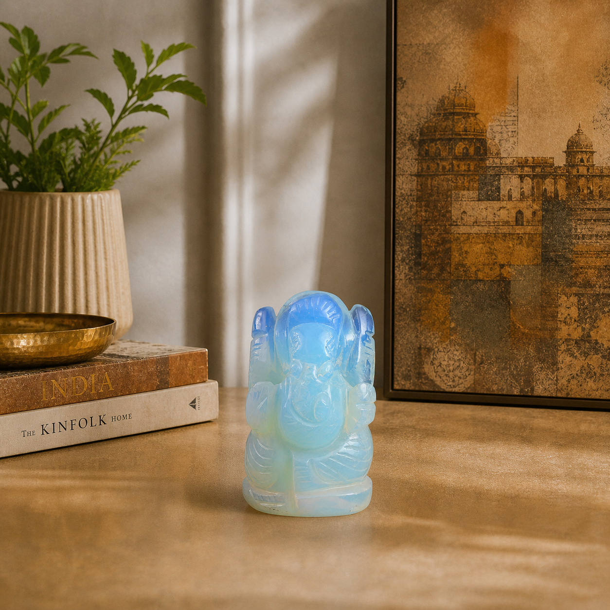 Opalite Ganesha - Atyahara Rocks and Minerals