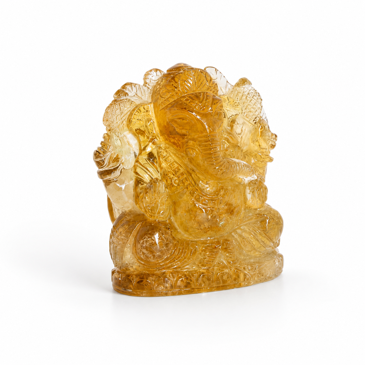 Citrine Ganesha - 885 cts - Atyahara Rocks and Minerals