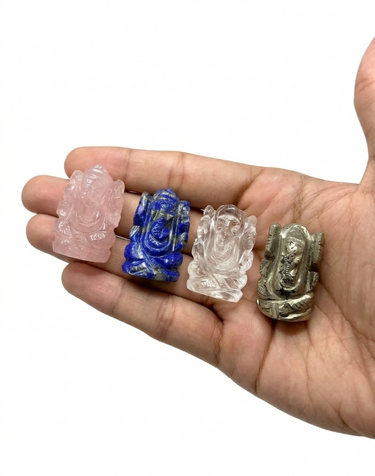 Miniature Gemstone Ganesha - Atyahara Rocks and Minerals