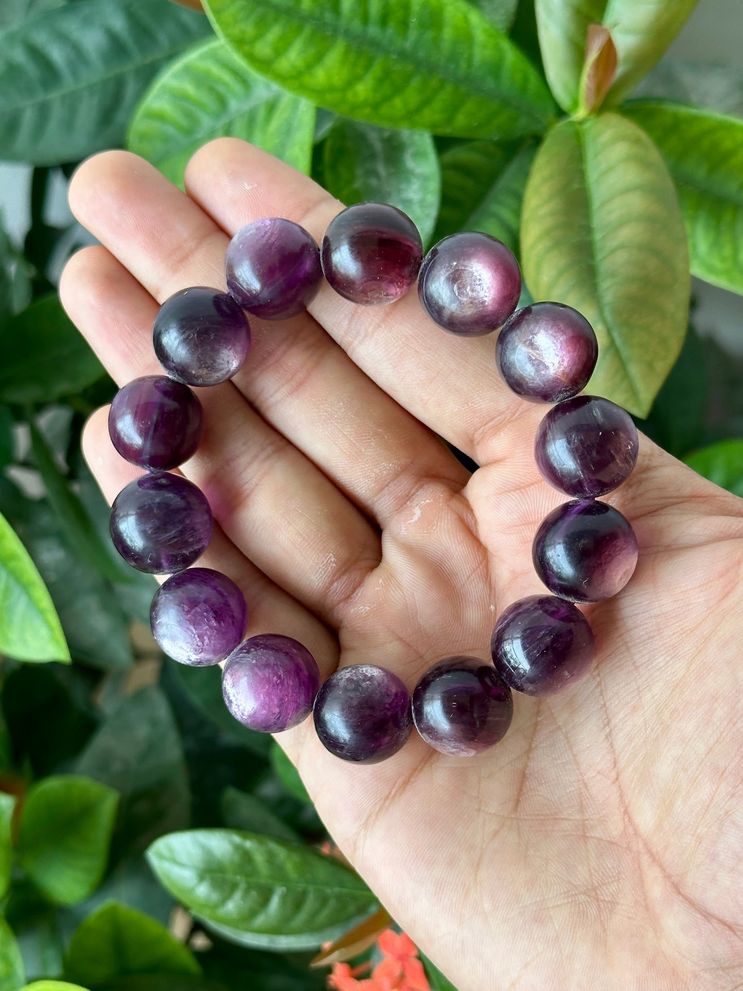 Lepidolite Beaded Bracelet