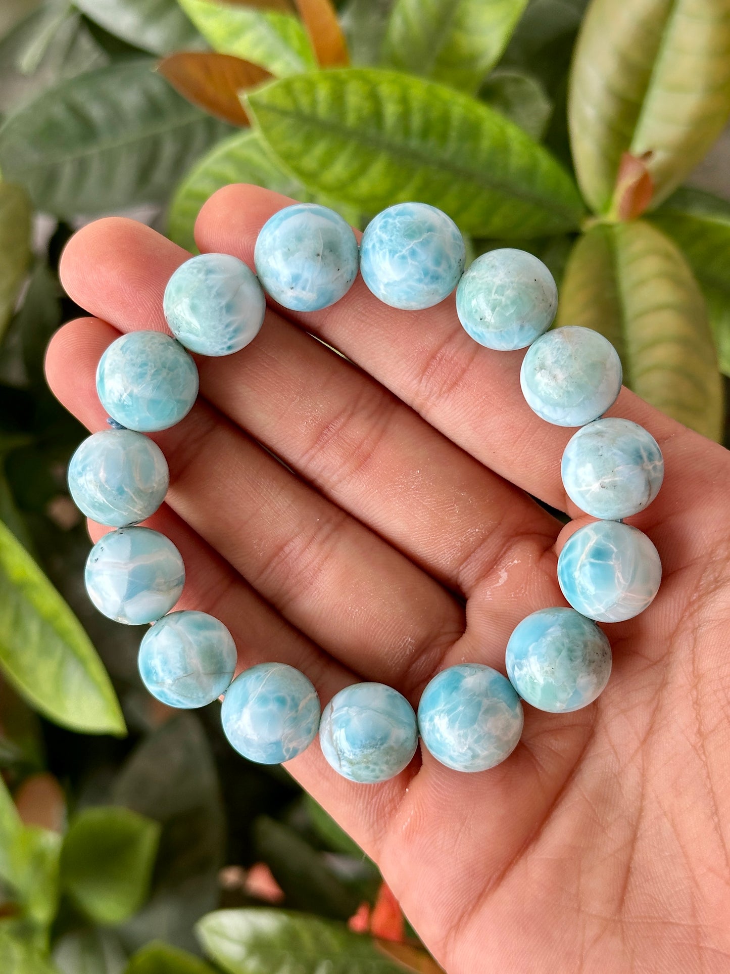 Larimar Beaded Bracelet