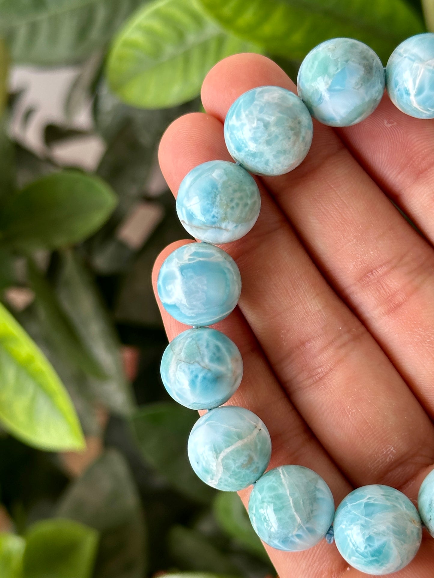 Larimar Beaded Bracelet