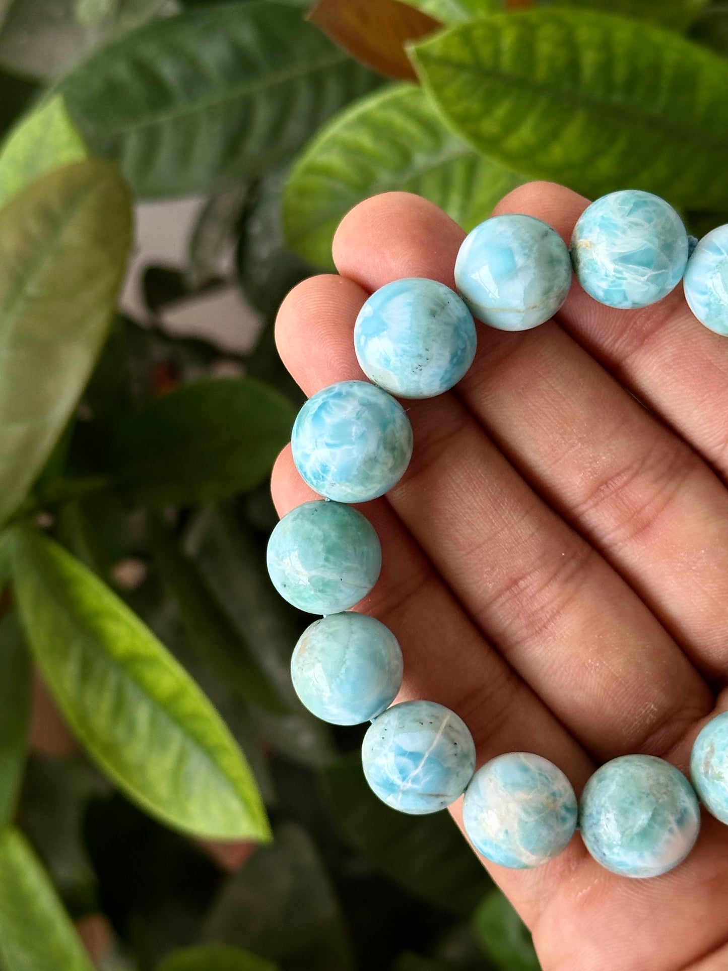 Larimar Beaded Bracelet