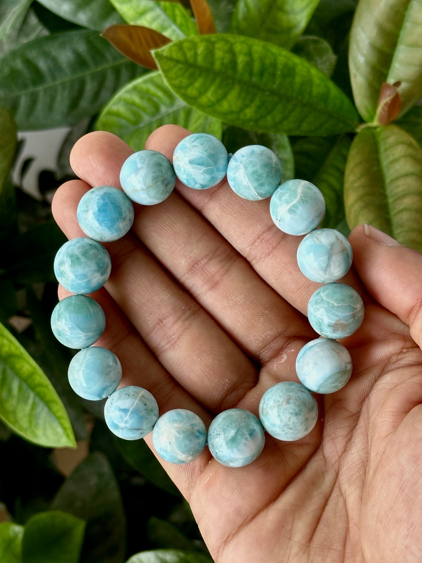 Larimar Beaded Bracelet