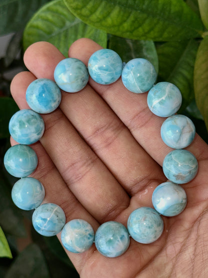 Larimar Beaded Bracelet
