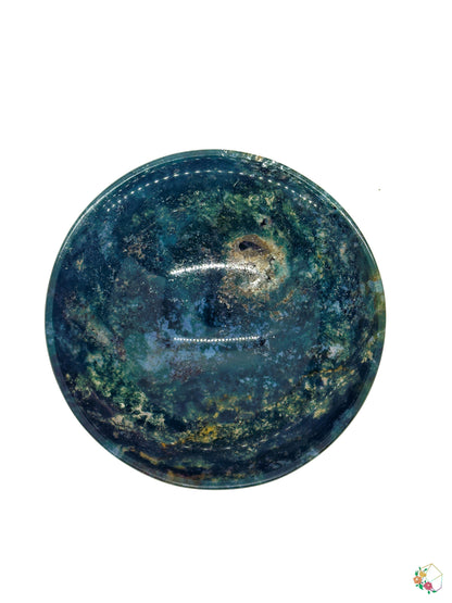 Blue Moss Agate Bowl 5''