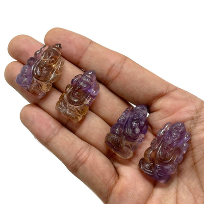 Ametrine Ganesha - 1 inch