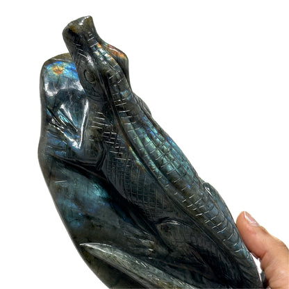 Labradorite Crocodile 761g