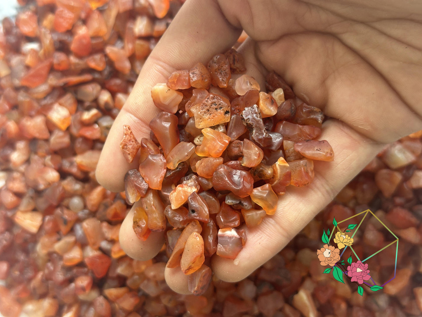 Carnelian Chips (10-15 mm) - Atyahara Rocks and Minerals