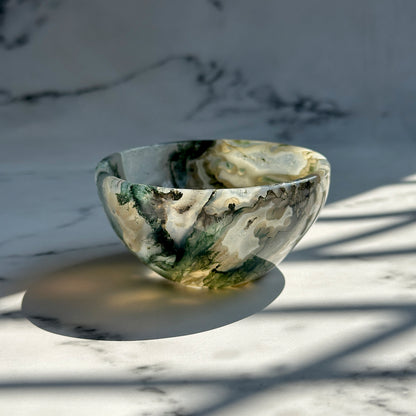 Moss Agate Bowl