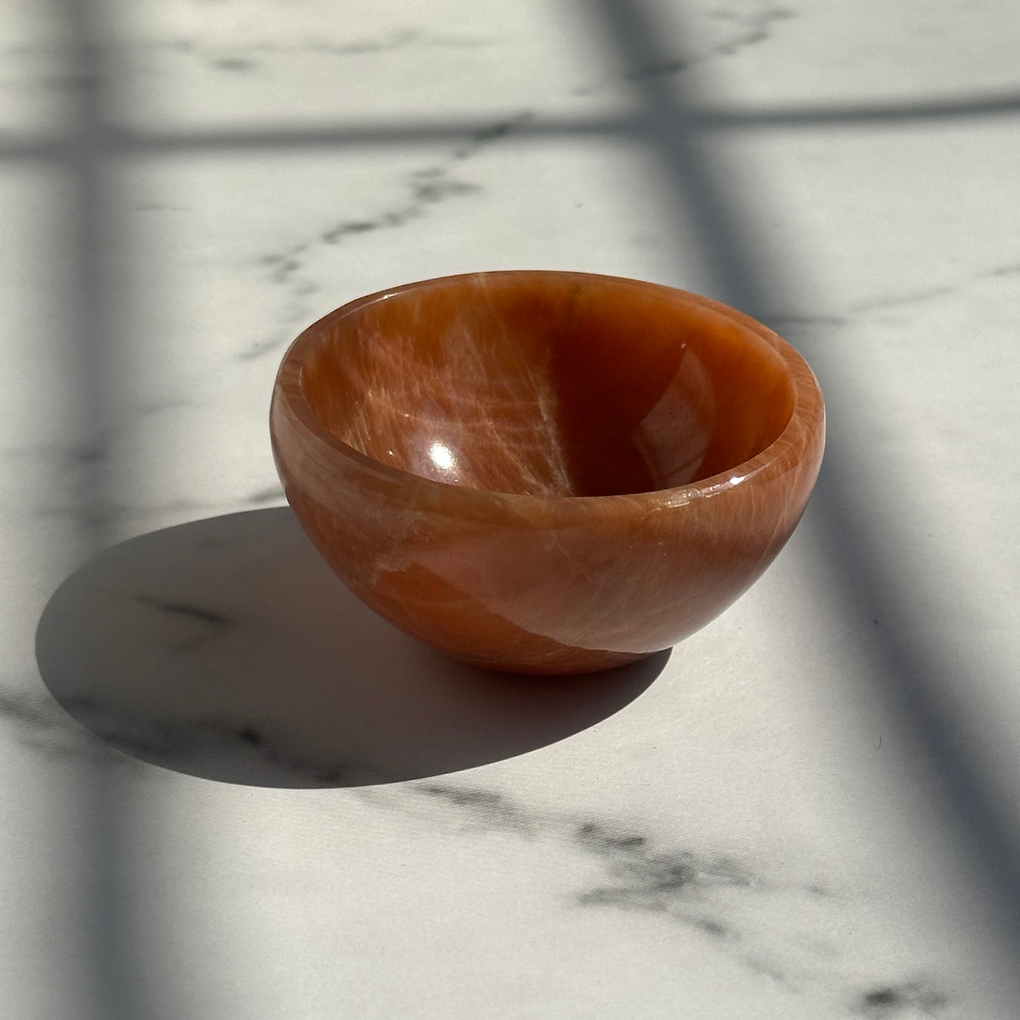 Peach Moonstone Bowl
