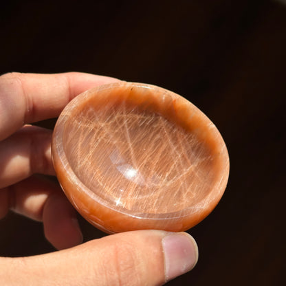 Peach Moonstone Bowl
