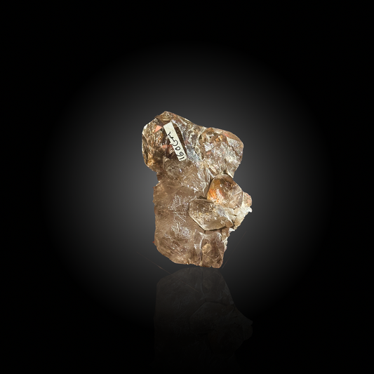 Elestial Quartz with Strawberry Quartz, Hematite, Goethite, and Epidote Inclusions,